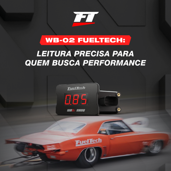 WB-02 FuelTech: leitura precisa para quem busca performance
