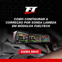 Como a correção por sonda lambda funciona nos módulos FuelTech FT450, FT550 e FT600