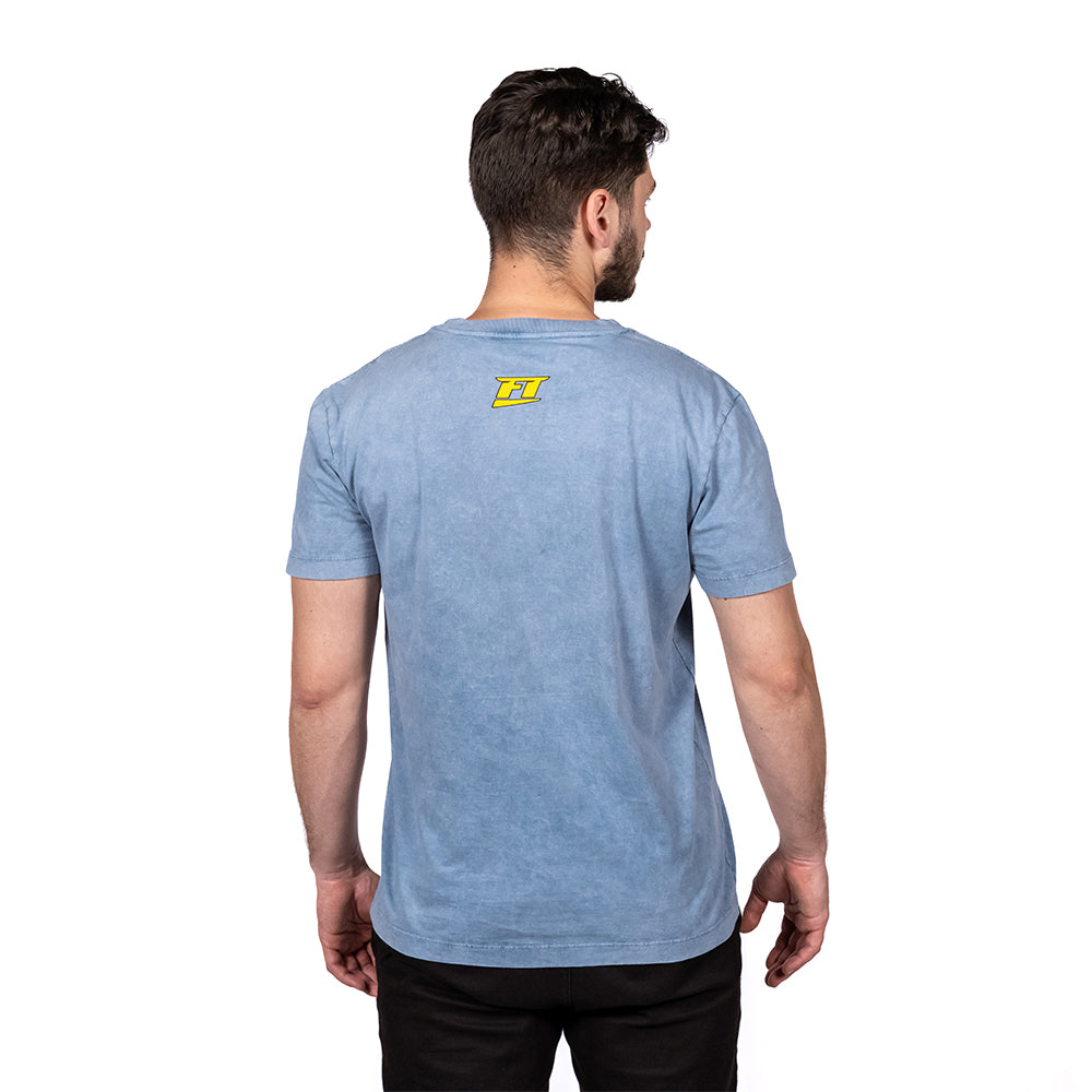 Camiseta Slim Azul Estonado FuelTech