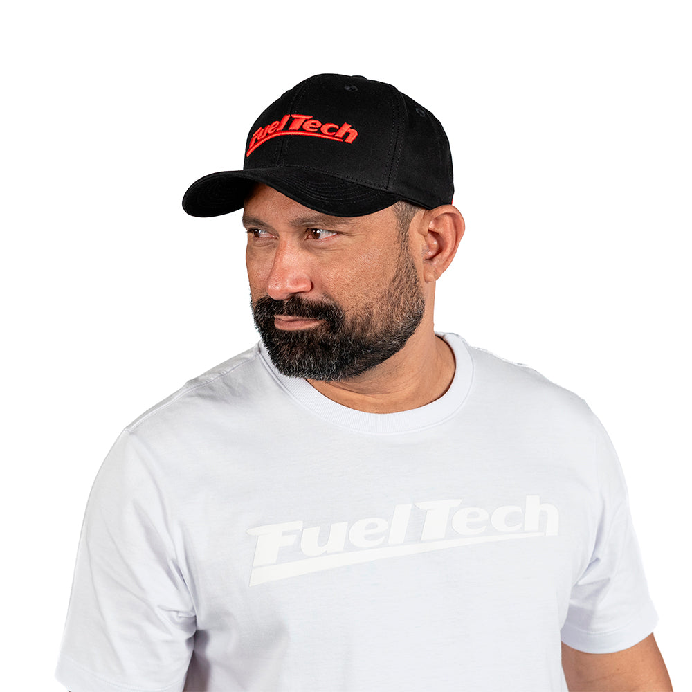 Boné Preto FT Vermelho