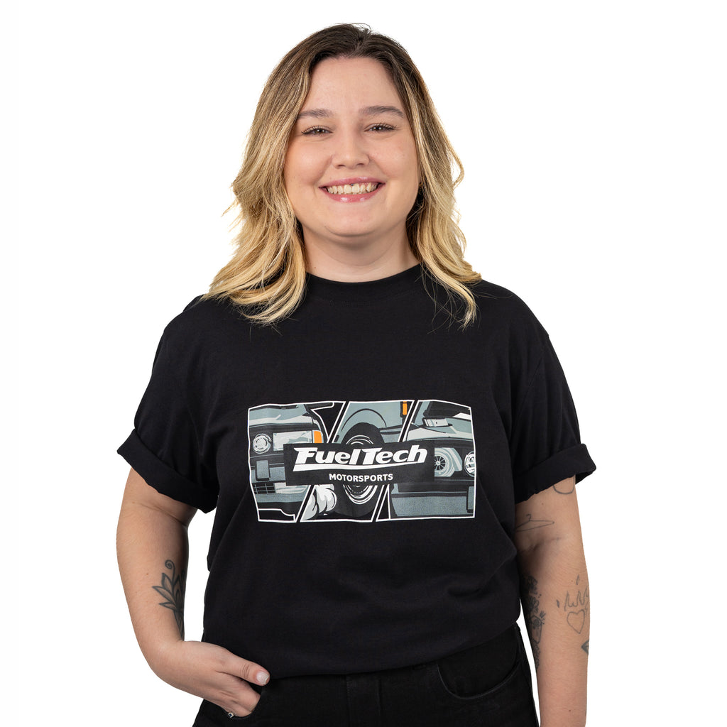 Camiseta Gol Turbo FT - modelo feminino, frente